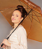 PCV Latex Lack Regenschirm Maßanfertigung kaufen bei Regenhaut Augsburg - PVC Mode nach Maß